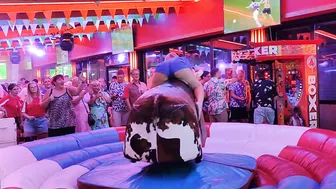 waoo check out another excellent made in Benidorm bull riding ♥️♥️ #2