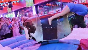 waoo check out another excellent made in Benidorm bull riding ♥️♥️ #8