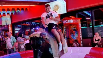 mechanical bull riding September 6th 2023 in Benidorm