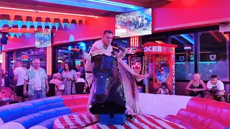 mechanical bull riding September 6th 2023 in Benidorm #5