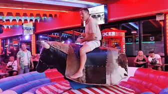 mechanical bull riding September 6th 2023 in Benidorm #7