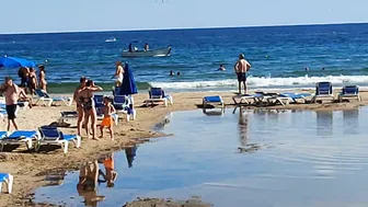 paseo en la playa de benidorm hoy #5