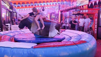 Mechanical bull riding November 29th 2023 in benidorm ♥️♥️♉ #10