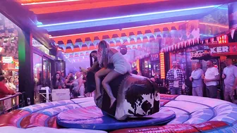 Mechanical bull riding November 29th 2023 in benidorm ♥️♥️♉ #4