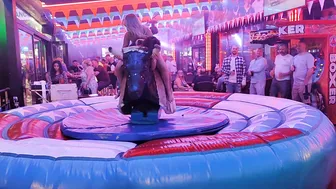 Mechanical bull riding November 29th 2023 in benidorm ♥️♥️♉ #7