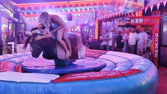 Mechanical bull riding November 29th 2023 in benidorm ♥️♥️♉ #8