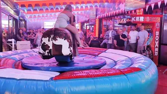 Mechanical bull riding November 29th 2023 in benidorm ♥️♥️♉ #9