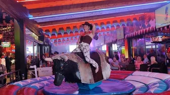 exclusive Mechanical bull riding November 22nd 2023 in Benidorm Spain ♥️♥️ #1