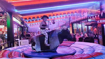 exclusive Mechanical bull riding November 22nd 2023 in Benidorm Spain ♥️♥️ #3