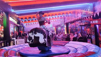 exclusive Mechanical bull riding November 22nd 2023 in Benidorm Spain ♥️♥️ #4