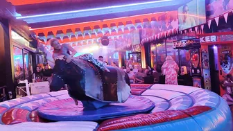 exclusive Mechanical bull riding November 22nd 2023 in Benidorm Spain ♥️♥️ #9