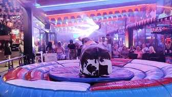 Mechanical bull riding November 18th 2023 in Benidorm ♉ #10