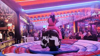 Mechanical bull riding November 18th 2023 in Benidorm ♉ #3