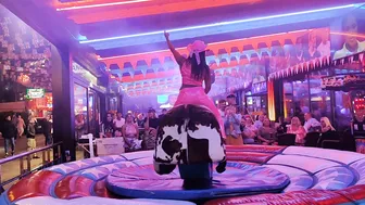 Mechanical bull riding November 18th 2023 in Benidorm ♉ #5