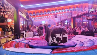 Mechanical bull riding November 18th 2023 in Benidorm ♉ #8