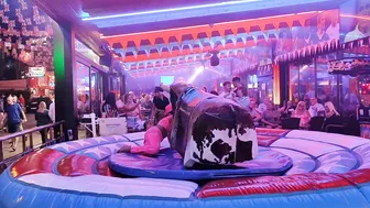 Mechanical bull riding November 18th 2023 in Benidorm ♉ #9