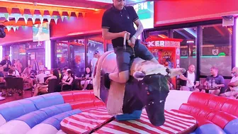 mechanical bull riding September 7th 2023 in Benidorm #8