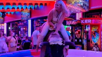 mechanical bull riding july 23rd 2023 in benidorm????