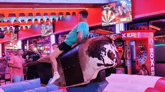 mechanical bull riding july 23rd 2023 in benidorm♥️♥️ #9