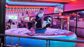 Tuesday mechanical bull rider in benidorm #3