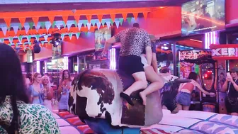 Another good night in benidorm bull ridding #4