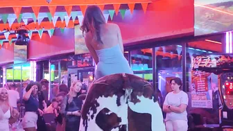 Another good night in benidorm bull ridding #9