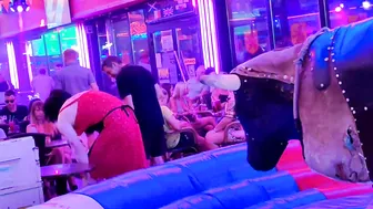 Cow ladies ridding bull in Benidorm September 24th 2023 in Benidorm #10