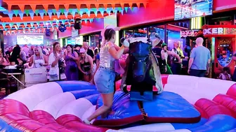 Cow ladies ridding bull in Benidorm September 24th 2023 in Benidorm #4