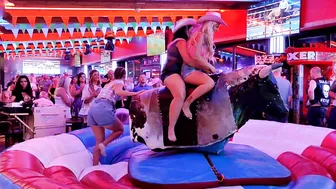 Cow ladies ridding bull in Benidorm September 24th 2023 in Benidorm #5