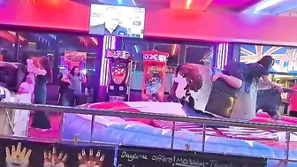 mechanical bull riding you must never miss in Benidorm Spain ♥️♥️♥️♥️ #2