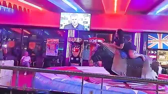 mechanical bull riding you must never miss in Benidorm Spain ♥️♥️♥️♥️ #5