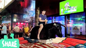 bull riding Benidorm square September 2nd 2023 in Spain ♥️♥️ #4