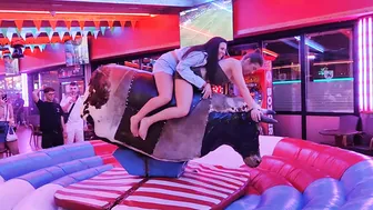 Lady Ridding Mechanical Bull 4th of Augost in Benidorm ♥️♥️ #10