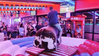 Lady Ridding Mechanical Bull 4th of Augost in Benidorm ♥️♥️ #5