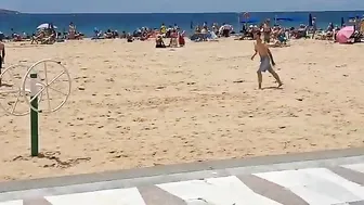 boys are playing in benidorm beach #3