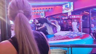 Discovering mechanical bull in benidorm ♥️♥️ #5