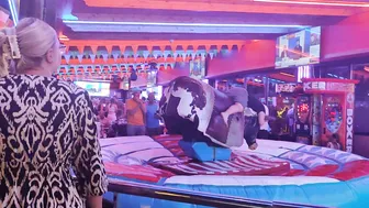 Discovering mechanical bull in benidorm ♥️♥️ #6