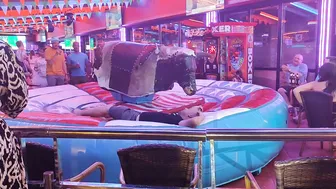 Discovering mechanical bull in benidorm ♥️♥️ #9