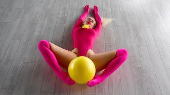 Yoga and Stretching — Thighs and Legs Flow with Yoga Ball