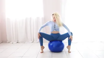 Yoga Flow — Flexibility Stretching with Yoga Ball #9