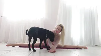 Yoga and Stretching Art — My Puppy Always Happy to Join #4