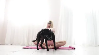 Yoga and Stretching Art — My Puppy Always Happy to Join #8