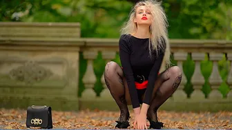 Black Pantyhose Photoshoot