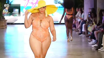 Amanda Morgan In Slow Motion | Miami Swim Week | Plus Size Fashion Show #4