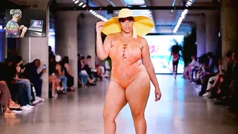 Amanda Morgan In Slow Motion | Miami Swim Week | Plus Size Fashion Show #5