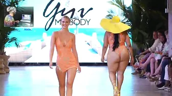 Amanda Morgan In Slow Motion | Miami Swim Week | Plus Size Fashion Show #8