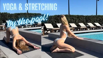 Yoga & Stretching at the Pool