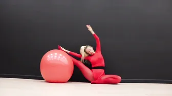 Yoga and Stretching Art — Morning Flow with Yoga Ball #7