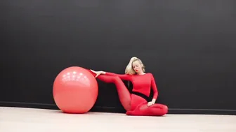 Yoga and Stretching Art — Morning Flow with Yoga Ball #9