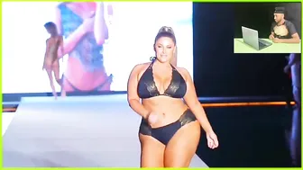 Ladies In Larger Sizes Participating In A Swimwear Fashion Show - Exclusive Front And Back Walk #3